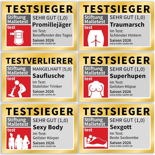 60x malle sticker testsieger - malle,
