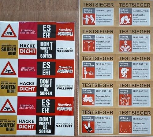 72 sticker aufkleber - 34,
