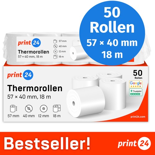 Thermorollen 57x40x12mm 18m